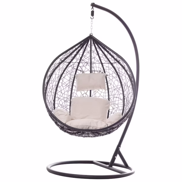 Balansoar cuib, metal si ratan